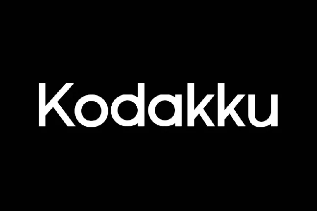 Kodakku font