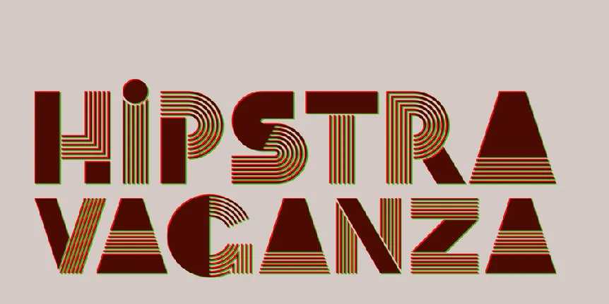 Hipstravaganza DEMO font