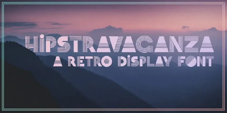 Hipstravaganza DEMO font