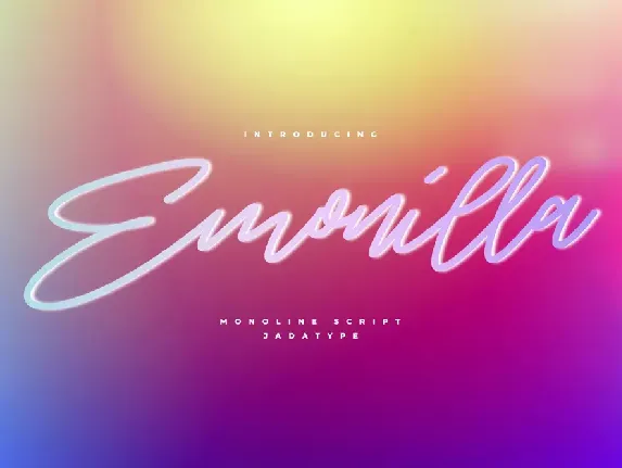 Emonilla font