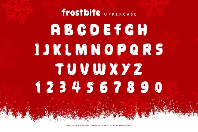 Frostbite font