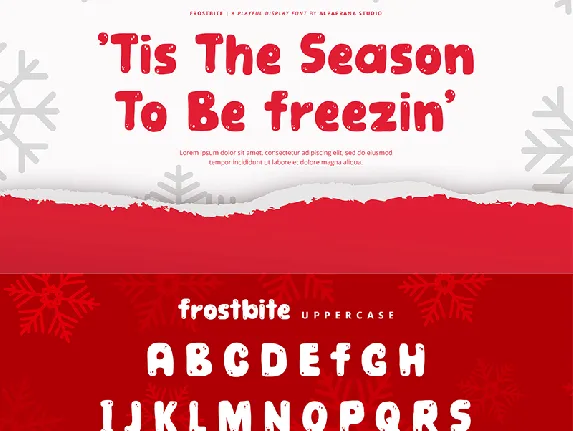 Frostbite font