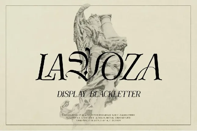 Lavoza font