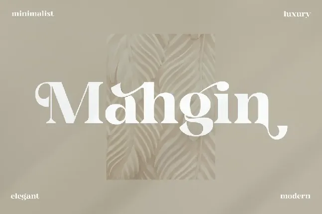 Mahgin Serif font