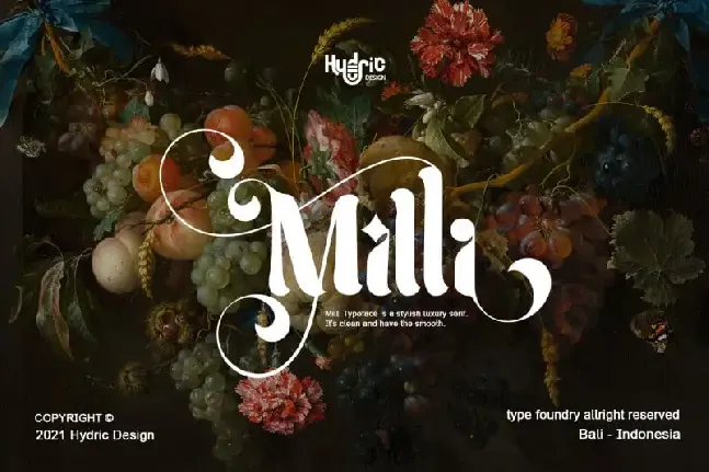 Milli Display Typeface font