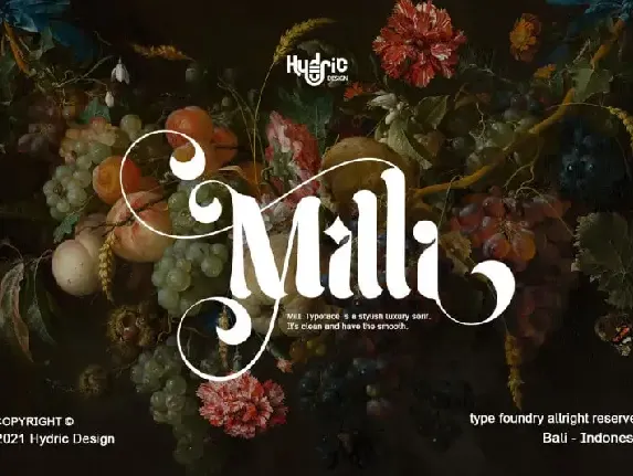 Milli Display Typeface font