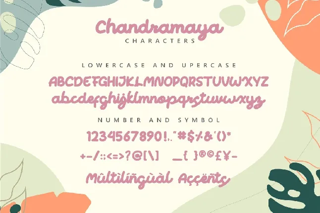 Chandramaya font