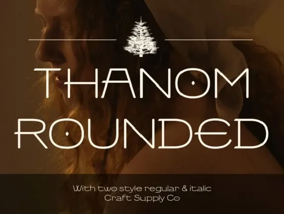 Thanom Rounded font