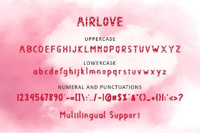 AIRLOVE font