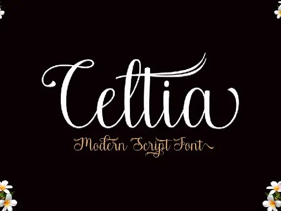 Celtia Script font