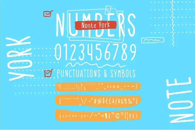 Note York - Demo font