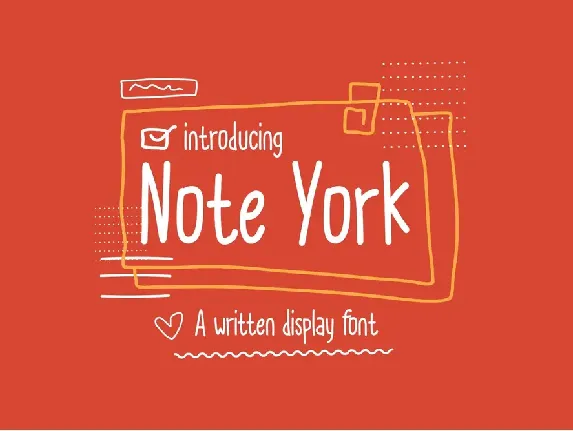 Note York - Demo font