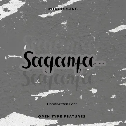 Saganta font