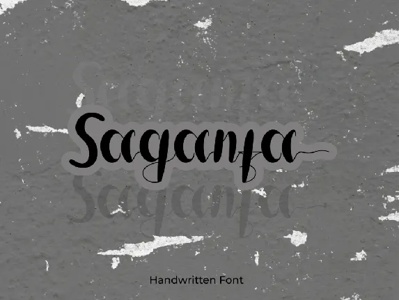 Saganta font