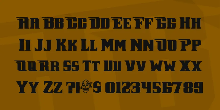 Pirate Keg font