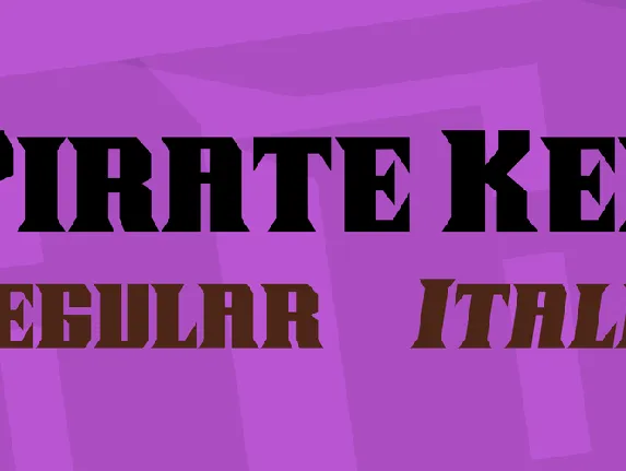 Pirate Keg font