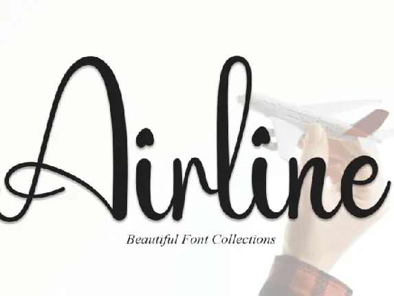 Airline Script font