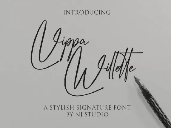 Vippa Willette font