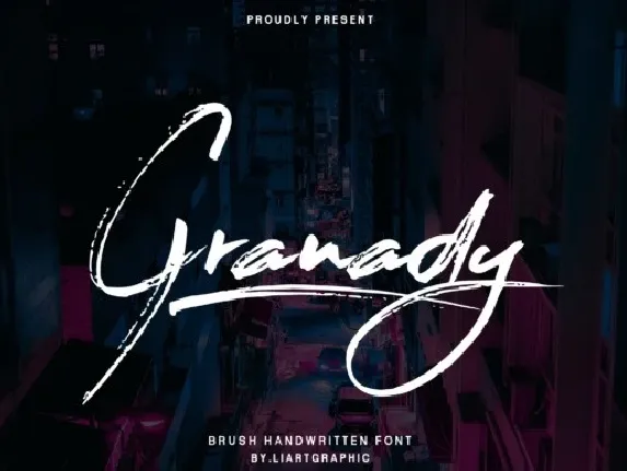 Granady font