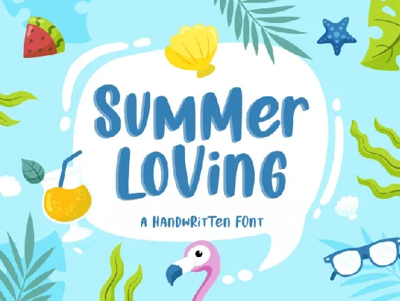 Summer Loving Display font