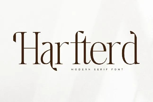 Harfterd DEMO VERSION font