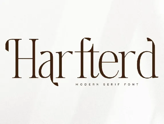 Harfterd DEMO VERSION font