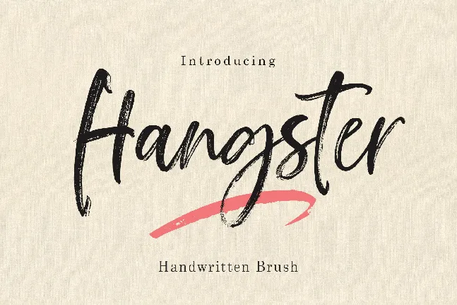 Hangster font