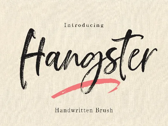 Hangster font