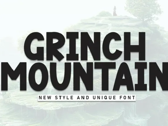 Grinch Mountain Display font