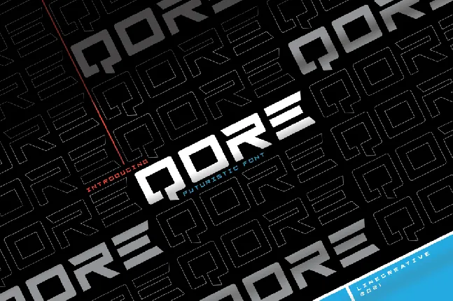 QORE font