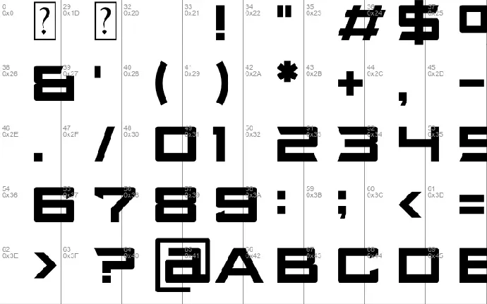 QORE font