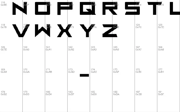 QORE font