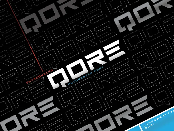 QORE font