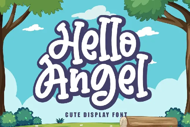 Hello Angel font