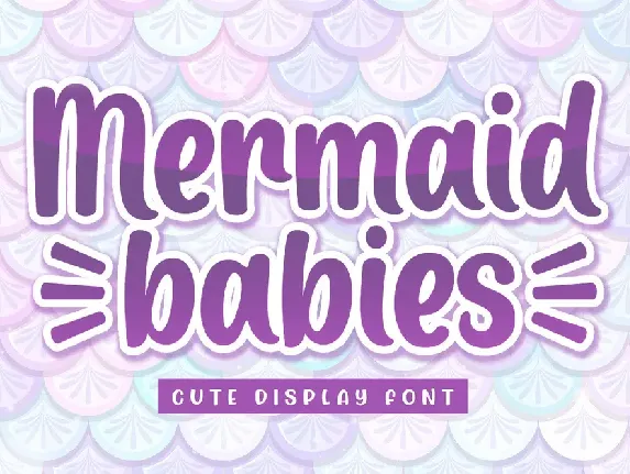 Mermaid Babies font