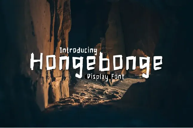 Hongebonge - Demo font