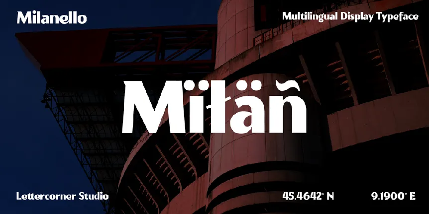 Milanello font