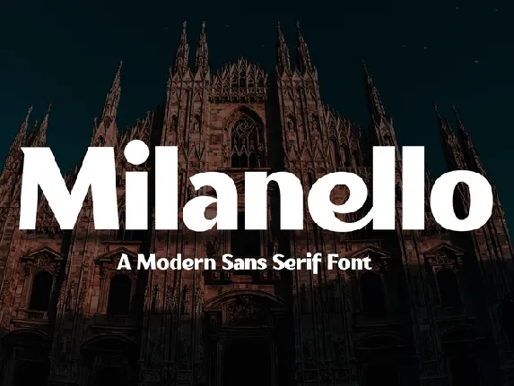 Milanello font