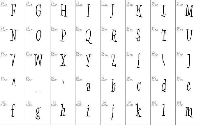 Jinzingoer font