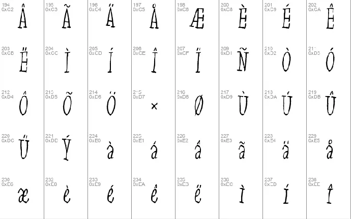 Jinzingoer font