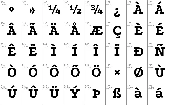 Podkova font