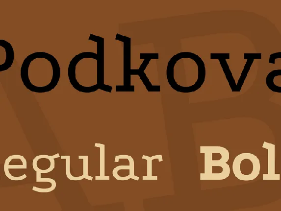 Podkova font