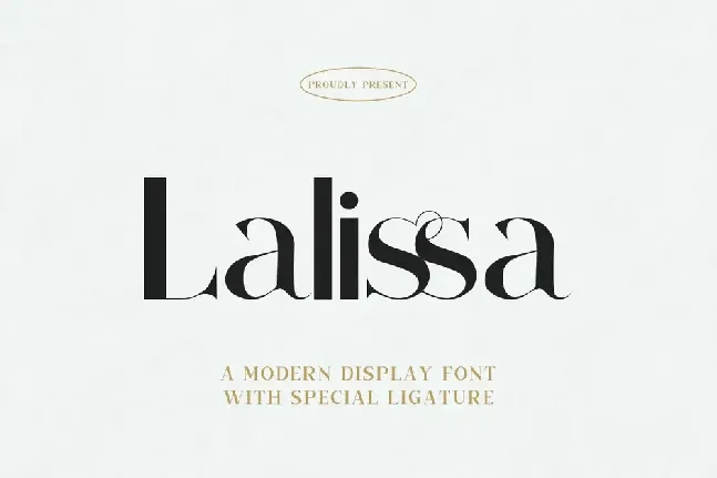 Lalissa Serif font