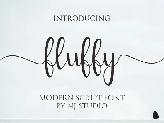 Fluffy font