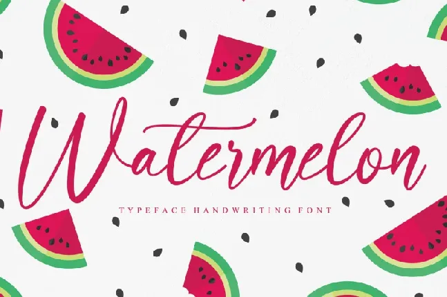 Watermelon Script font