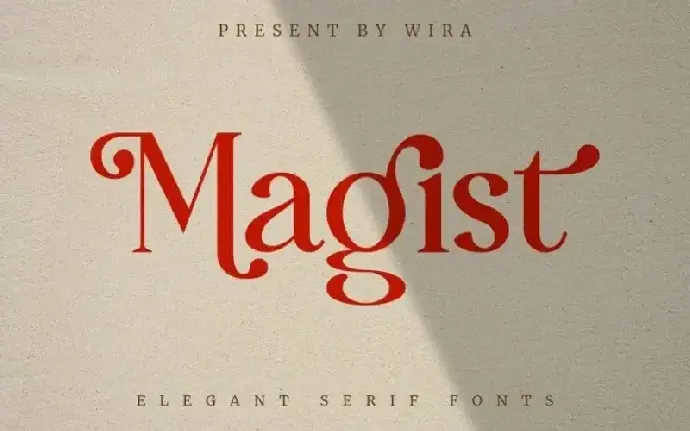 Magist Serif font