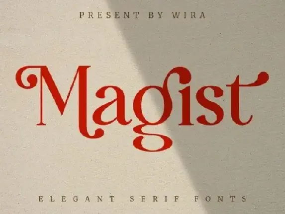 Magist Serif font