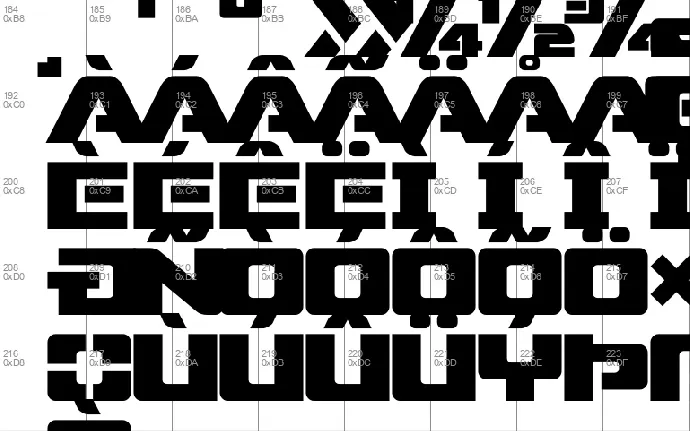 Super Commando Family font