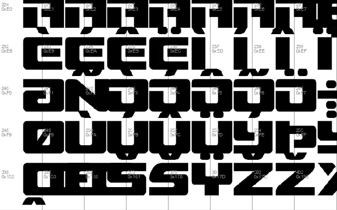 Super Commando Family font