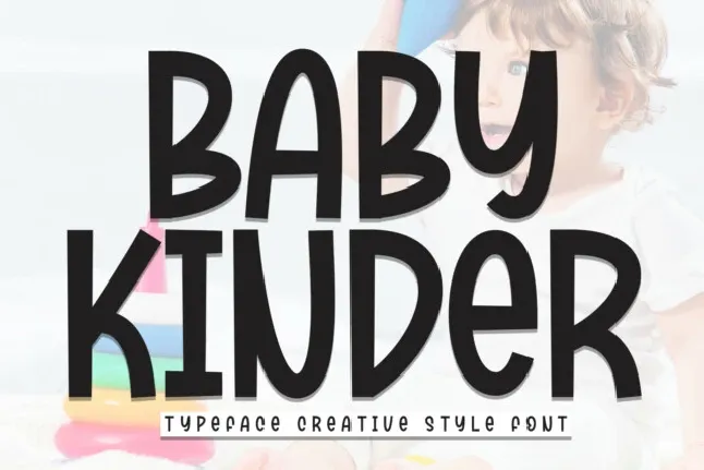 Baby Kinder Display font